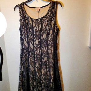 Carlolita  Black Lace Dress Size S